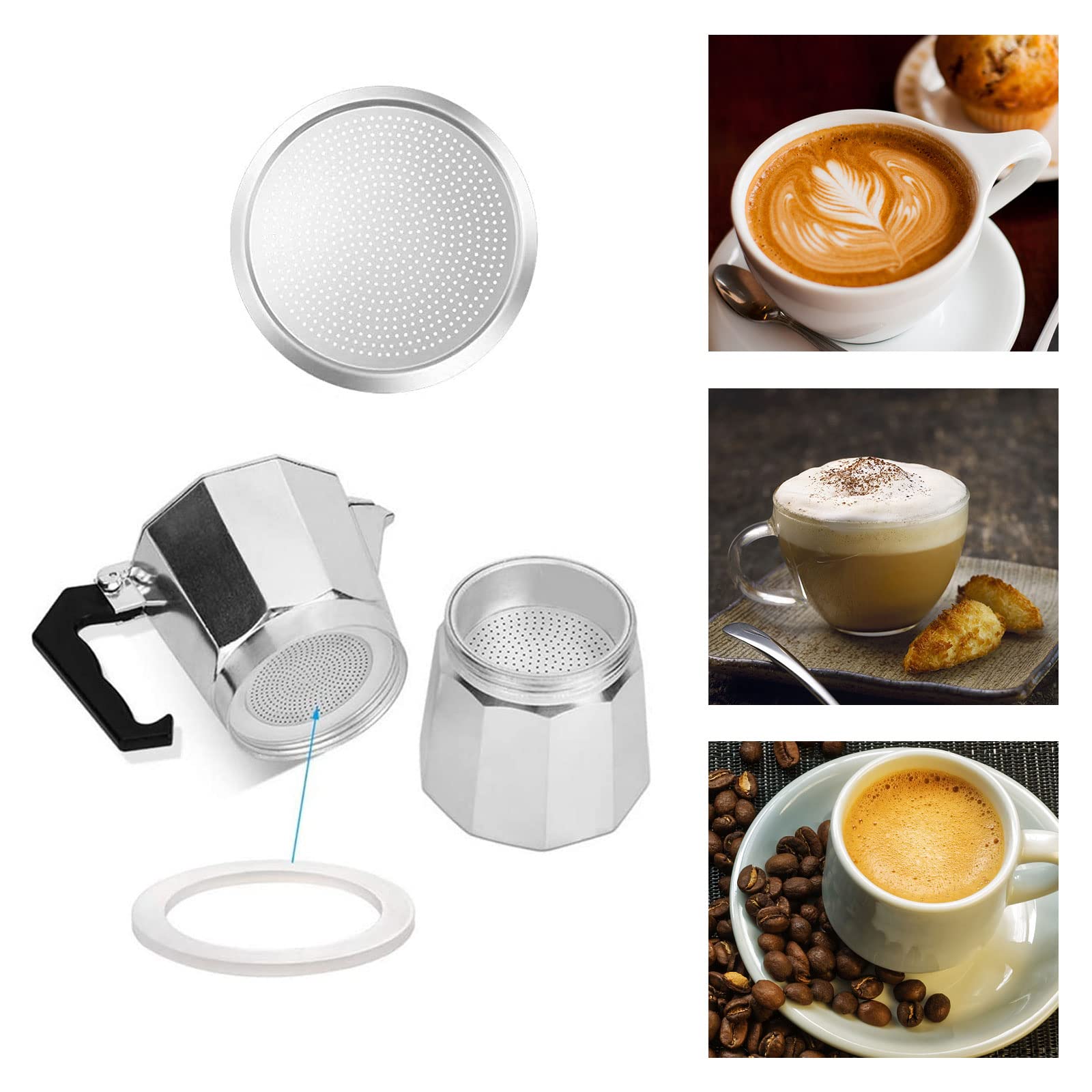 Cafettiera Italiana JATA CFI12 Alluminio 12 Tazze | Leroy Merlin