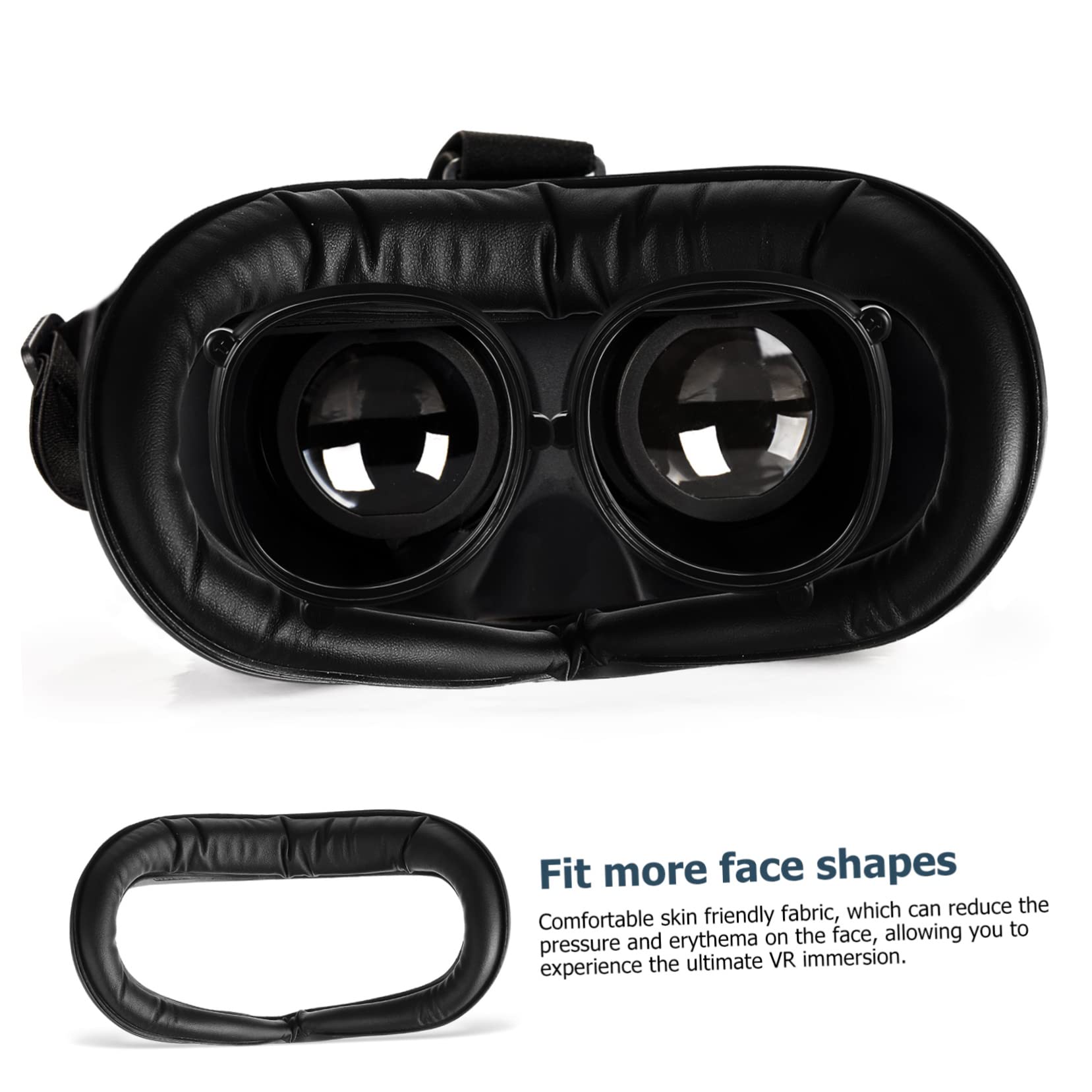LABRIMP Accessori Protezione Lenti per VR con Maschera Sostitutiva e Telaio Magnetico Compatibile con Installazione Facile e Protezione per Lenti VR