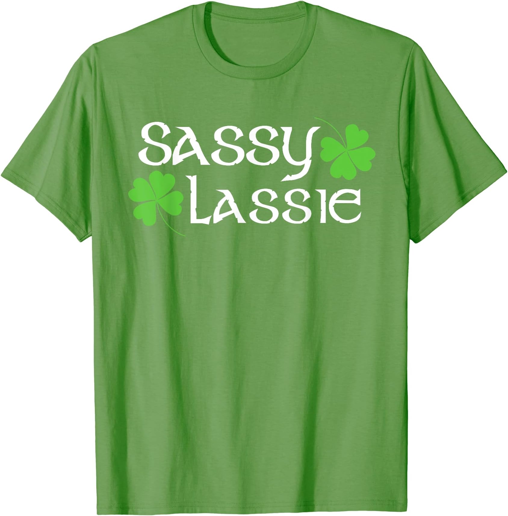 CATSt Patricks Day Sassy Lassie Funny Irish Women T-ShirtOEKO-TEX STANDARD 100
