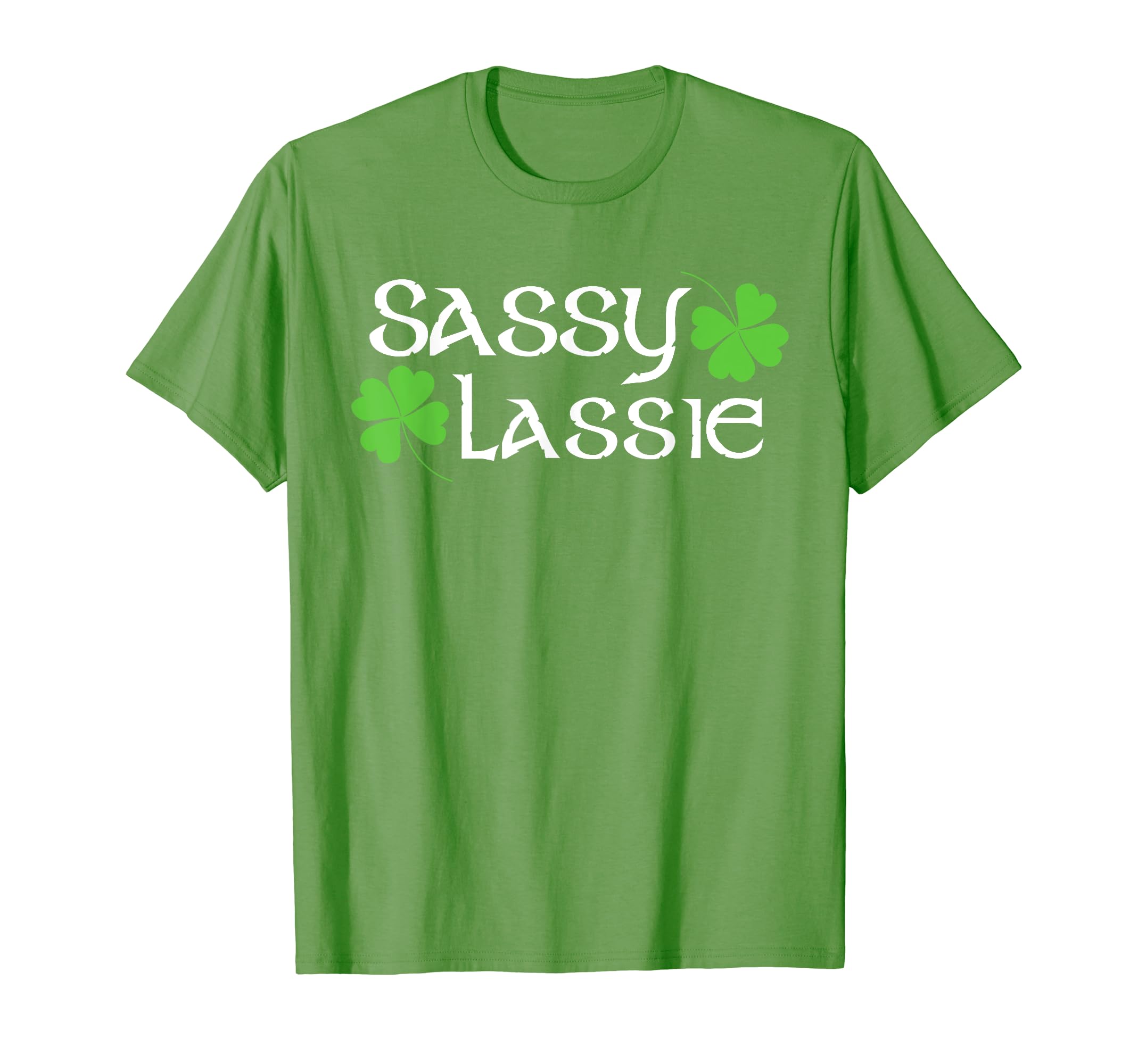 CATSt Patricks Day Sassy Lassie Funny Irish Women T-ShirtOEKO-TEX STANDARD 100