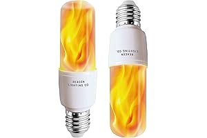 HoogaLife LED Flicker Flame Effect Light Bulbs