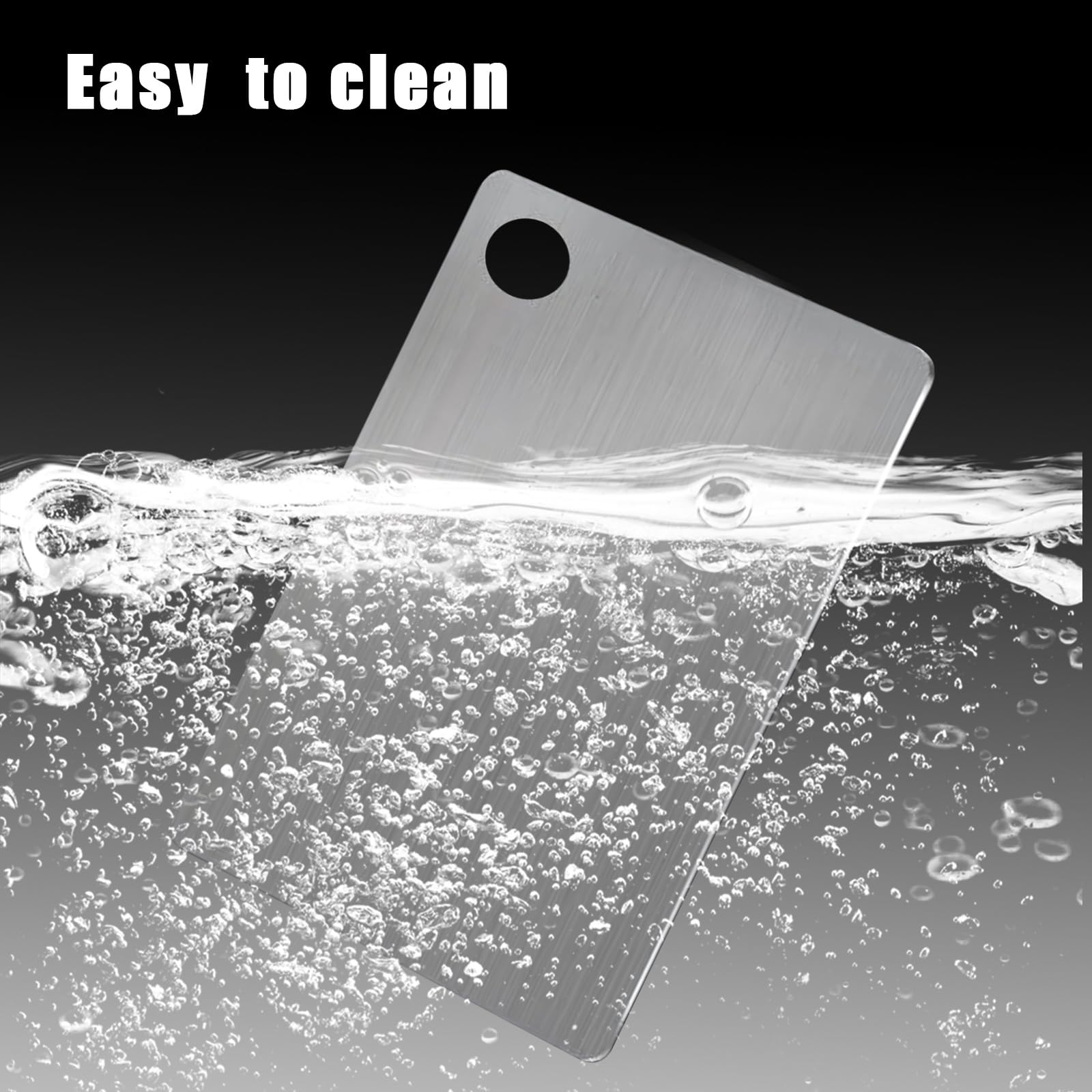 Tagliere In Acciaio Inossidabile 24x15 Cm - Igienico E Resistente Per Cucina Professionale