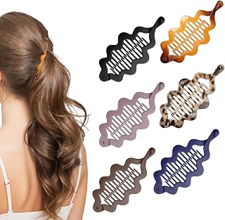 6 Pieces Banana Clips for Hair, Large Hair Clips for Women with Thick or Curly Hair, Styling Accessories for Regular and S... Price In India