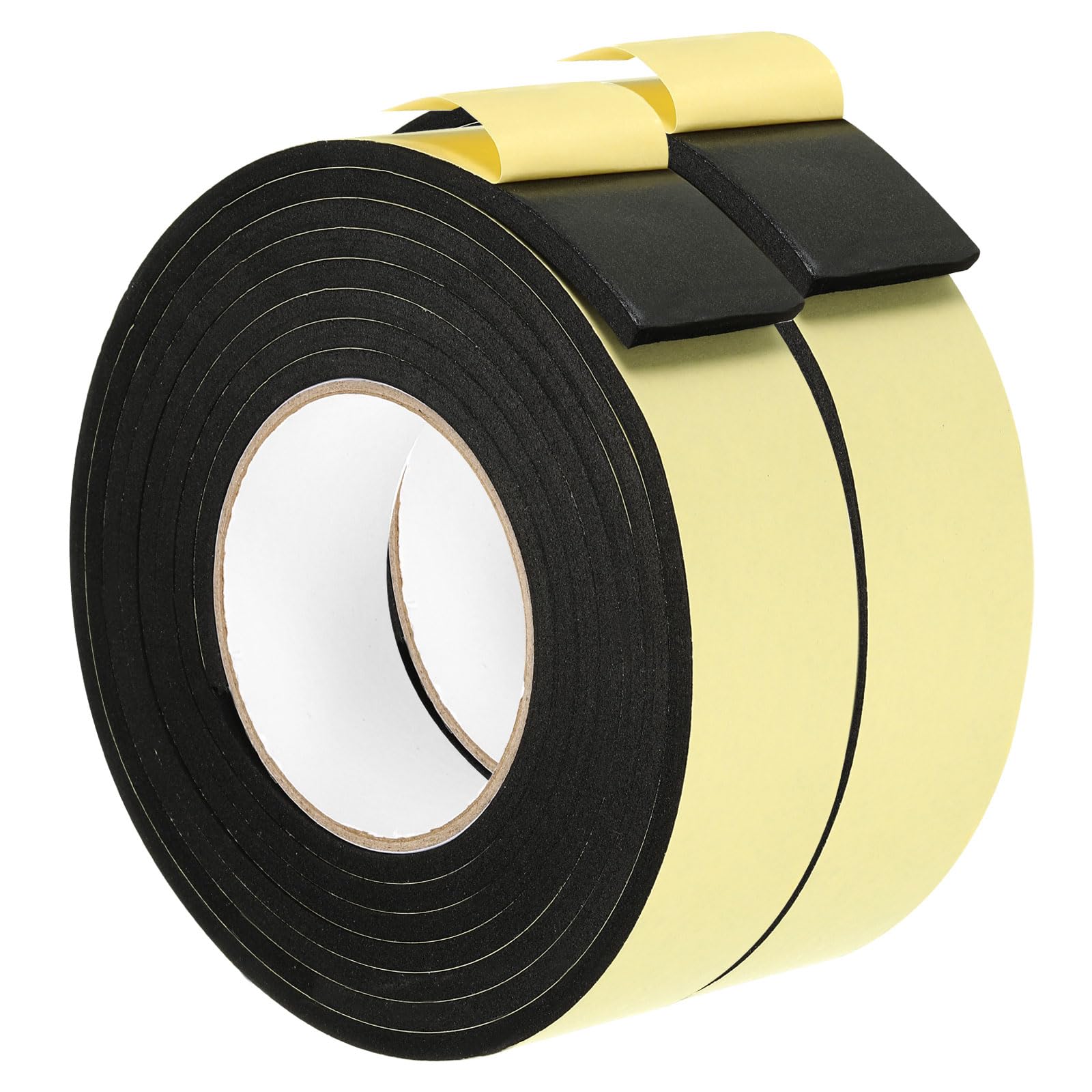 Nastro Schiuma Sigillante 2 Rotoli - 3m X 15mm X 5mm, Nero, Autoadesivo Per Porte E Finestre - Foto 11