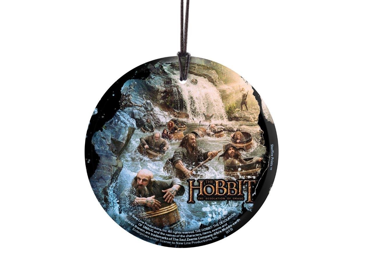 Trend Setters The Hobbit – Dwarves - 3.5” Starfire Prints Hanging Glass Print Accessory - Ideal for Gifting and Collecting