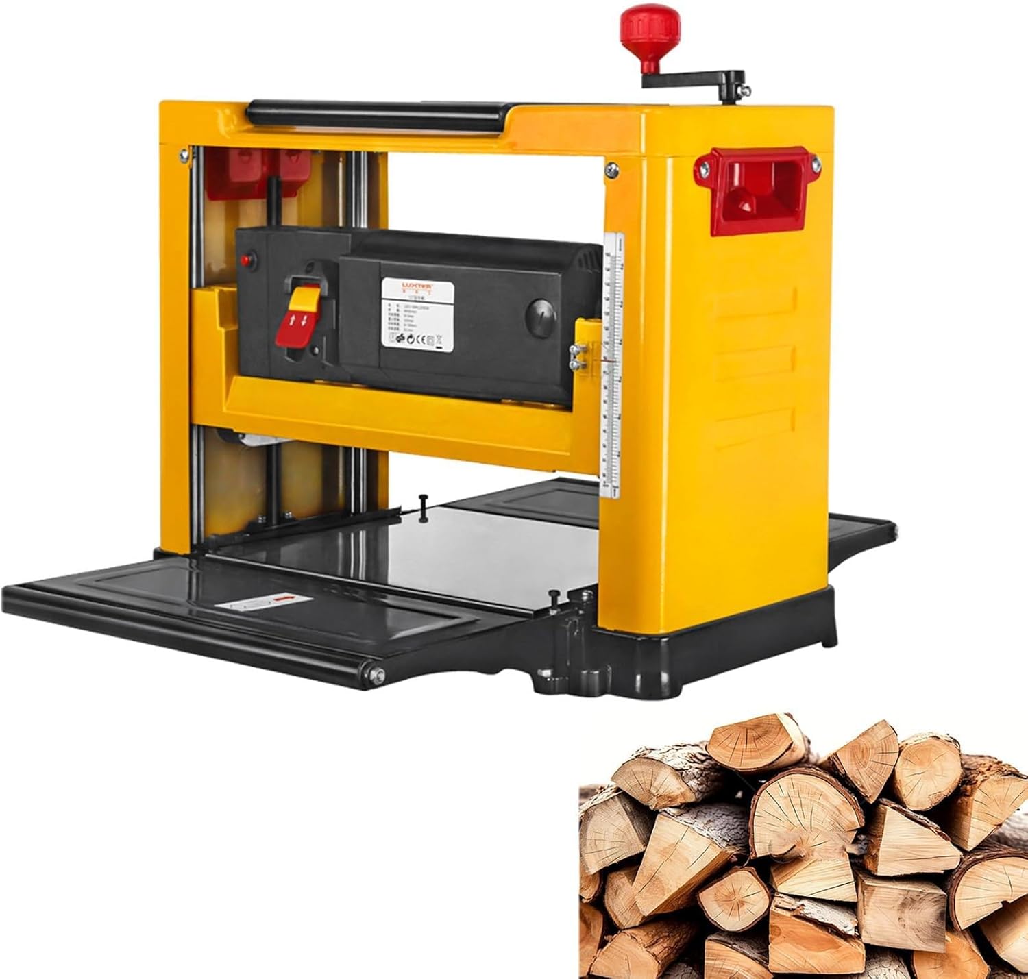 2000W Benchtop Planer 13inch Desktop Woodworking Planer Benchtop Thickness Planer Benchtop Jointer Planer, Woodworking Tools