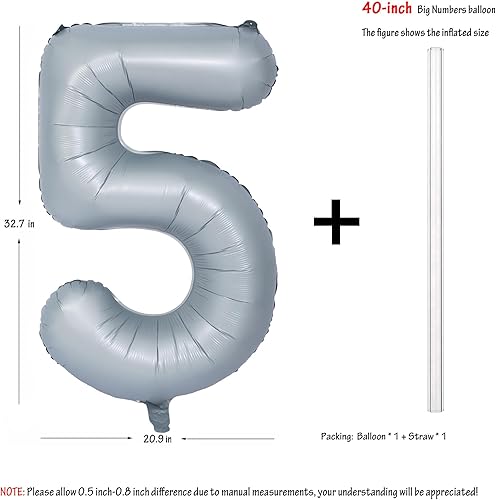 Vista 271 de 40" Macaron purple Number Balloons Helium Foil Mylar Balloon Birthday Party banquet Decoration 9