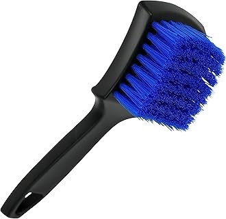 VIKING Carpet and Upholstery Brush, Scrub Brush for Car Interior, Home, Couch, Stain Remover, Black/Blue