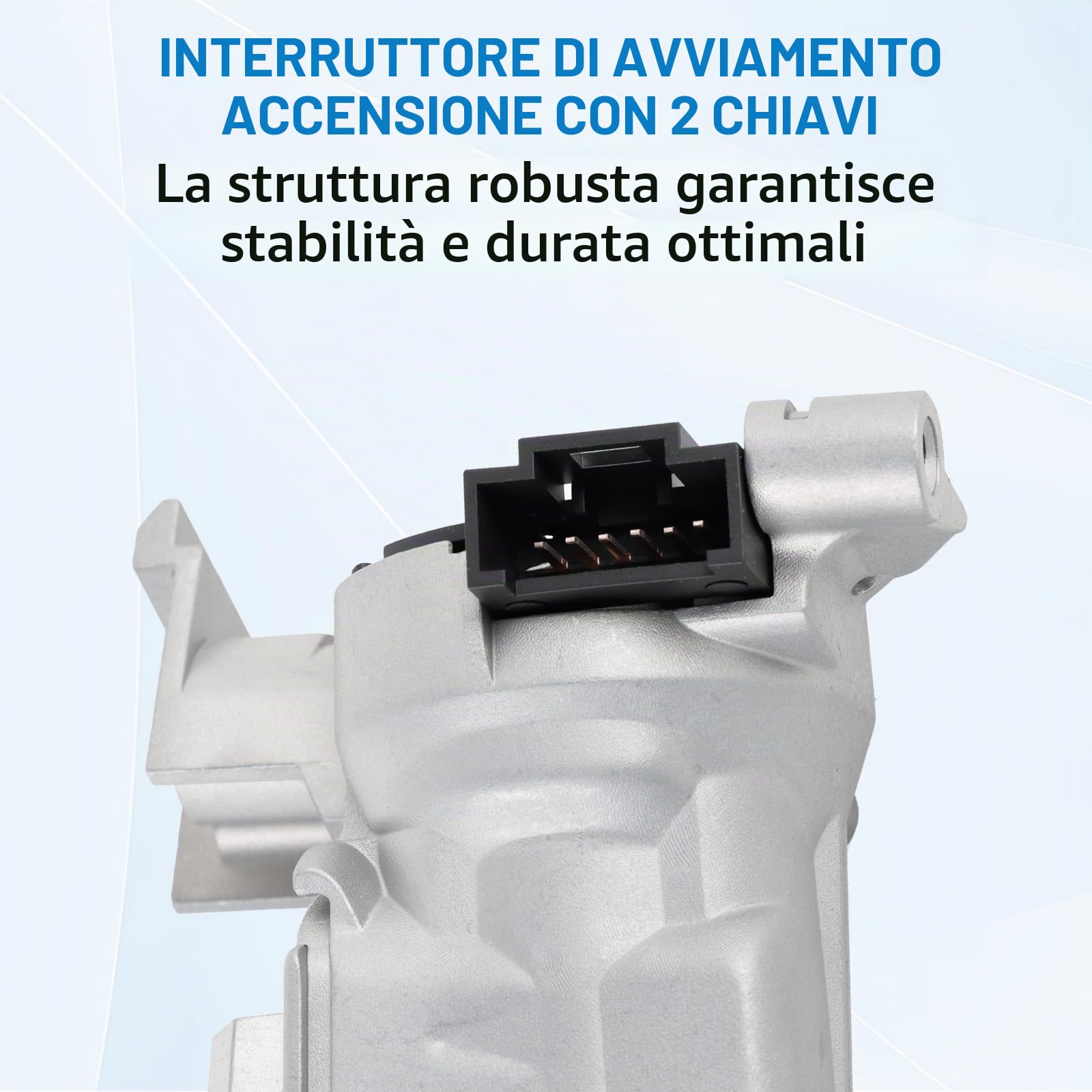 Interruttore di accensione con chiave di blocco per 1,4 l, 1,8 l, 2,0 l, 2006-2011, ricambio per 1K0905841, 1K0905851B, 1K0905865