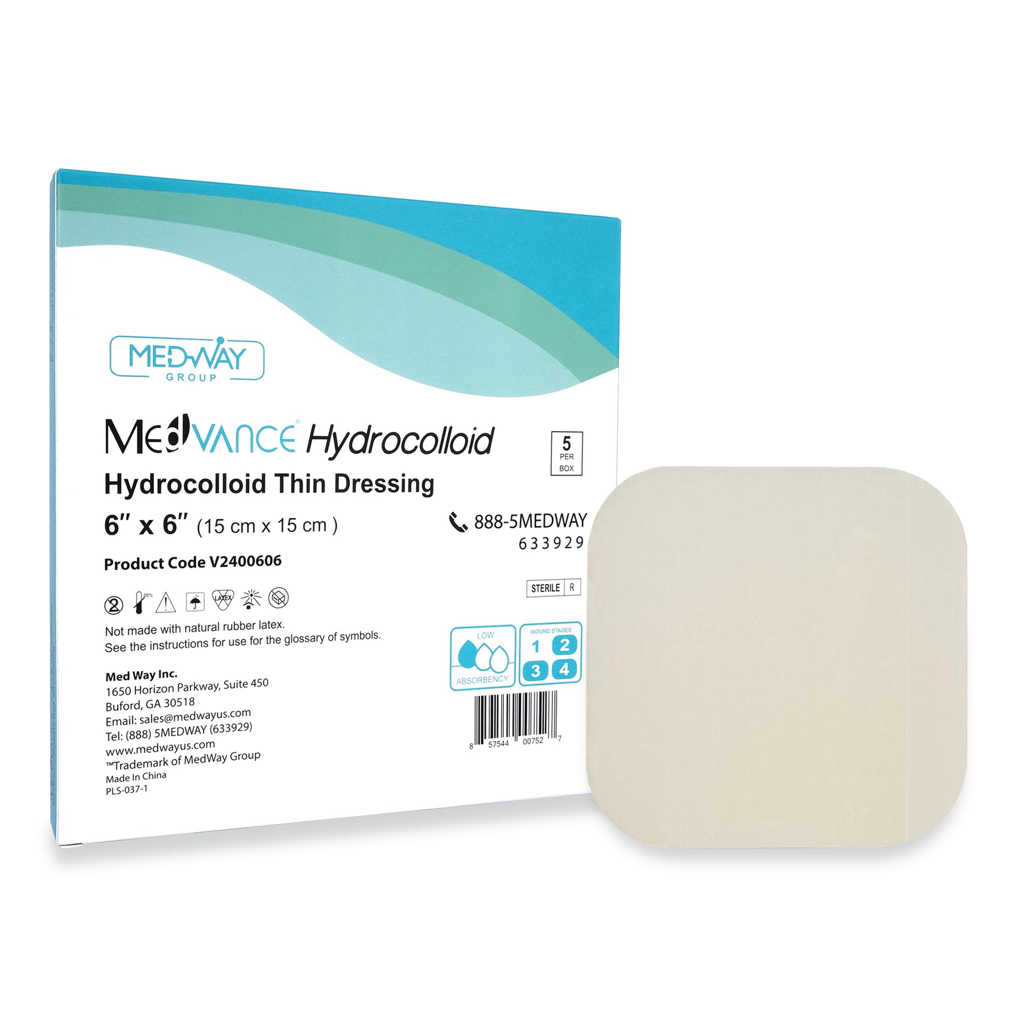 Sponsored Ad – MedVance Hydrocolloid – Hydrocolloid Adhesive Thin Dressing 6"X 6" Box of 5 Dressing