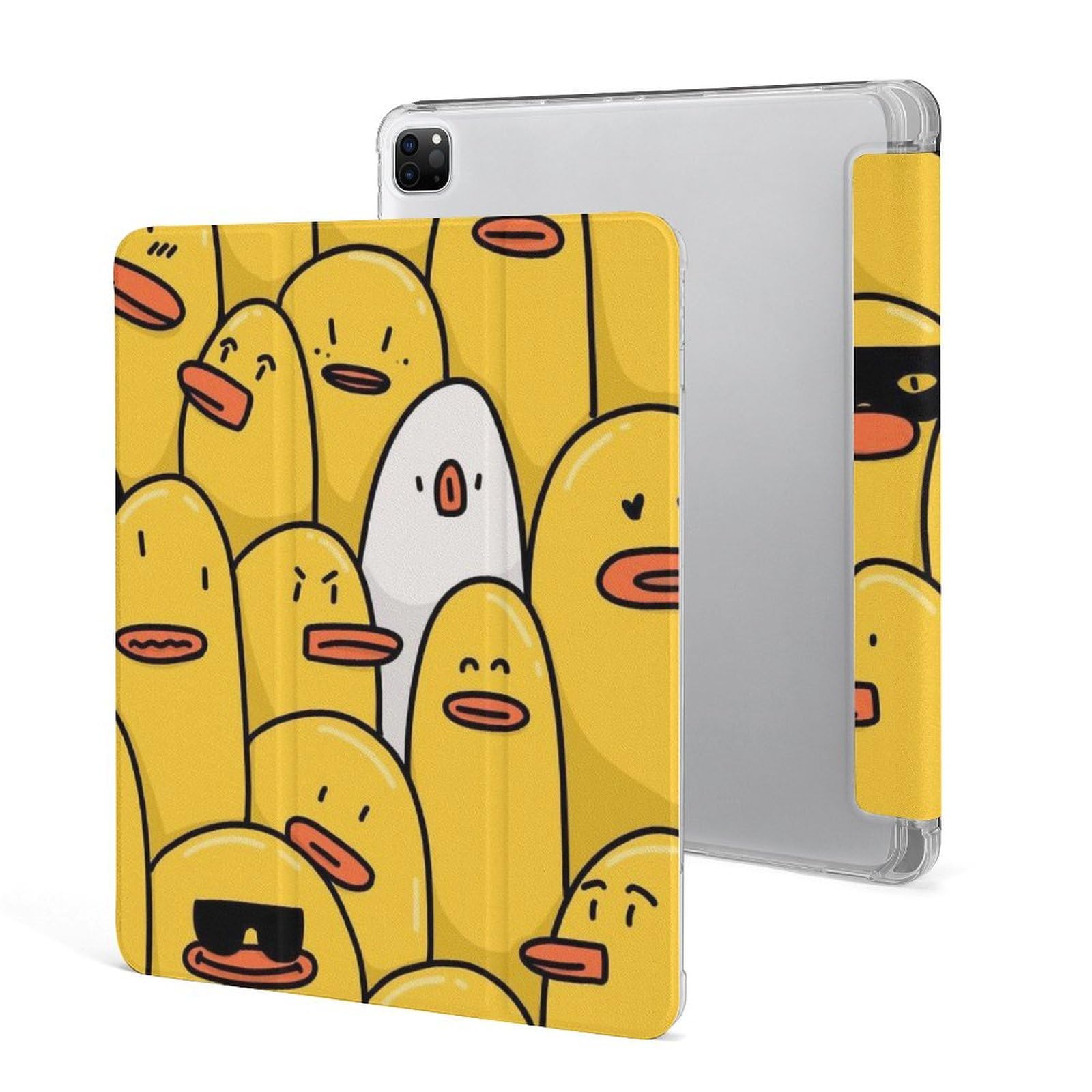 Amazon.co.jp: iPad Pro 2021 (12.9in)ケース 面白い 黄色い アヒル