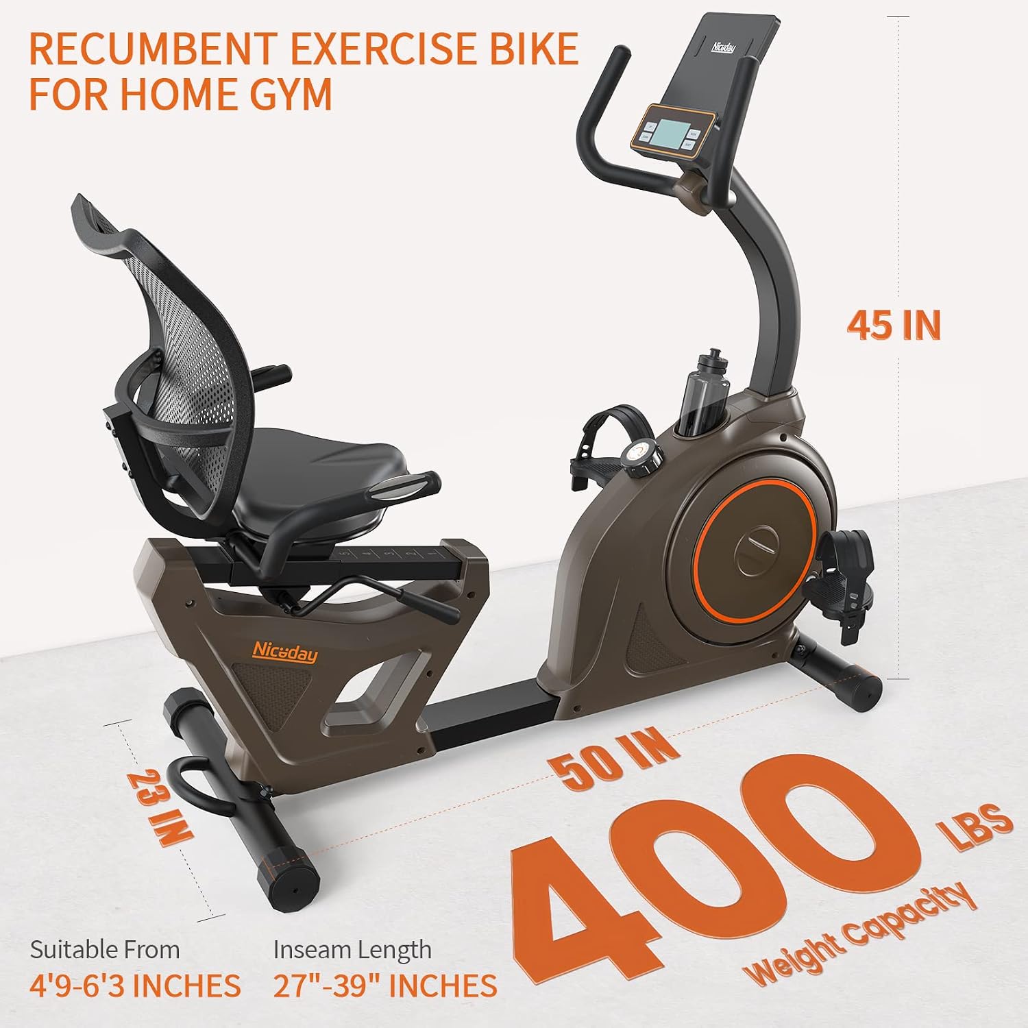 Buy Niceday Indoor Recumbent Exercise 