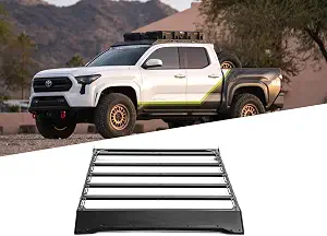 DV8 Offroad Low-Profile Roof Rack for 2024-2026 Toyota Tacoma Double Cab