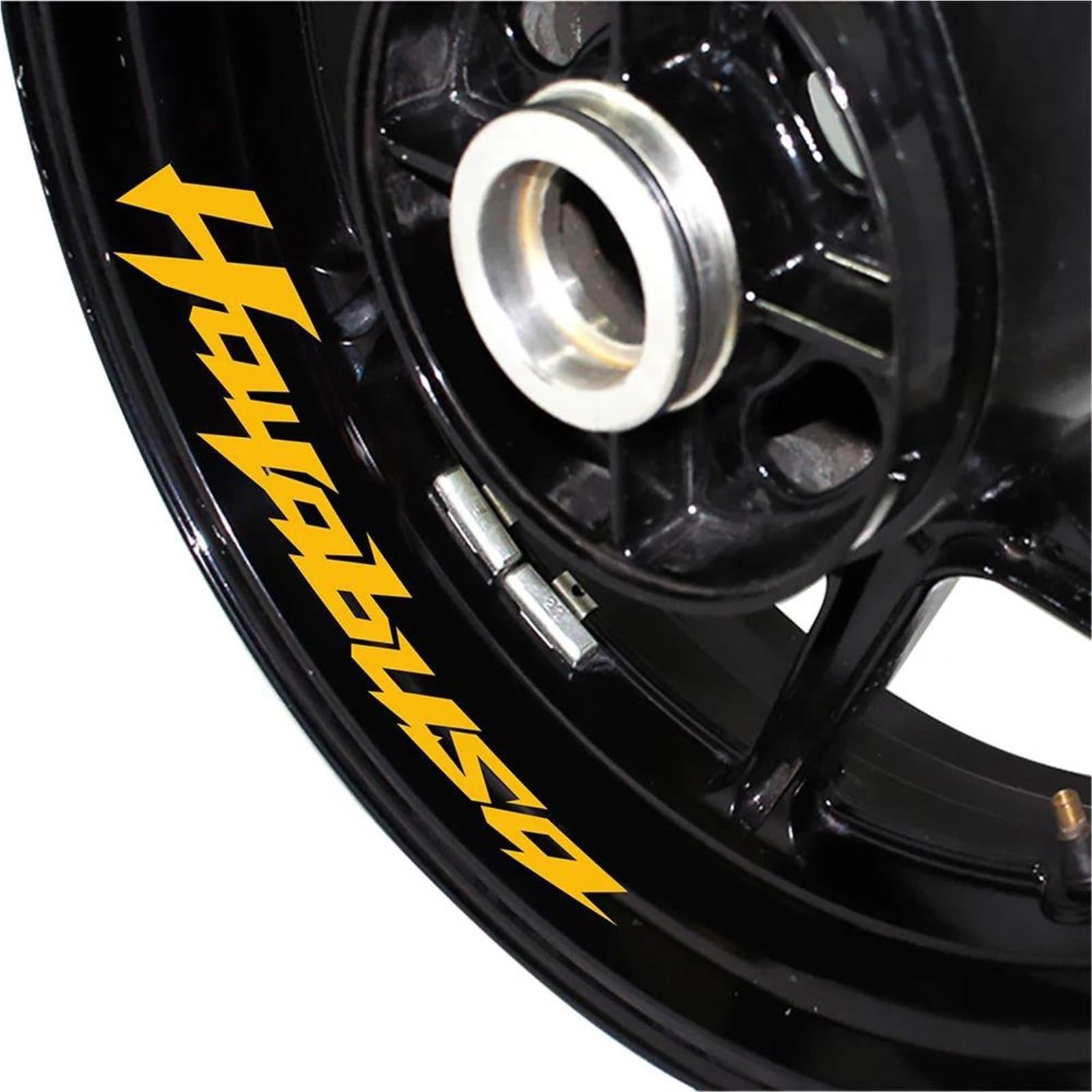 Motorcycle Wheel Sticker Rim Stripes Reflective Waterproof Decals for Suzuki for Hayabusa Motorbike(Color6)