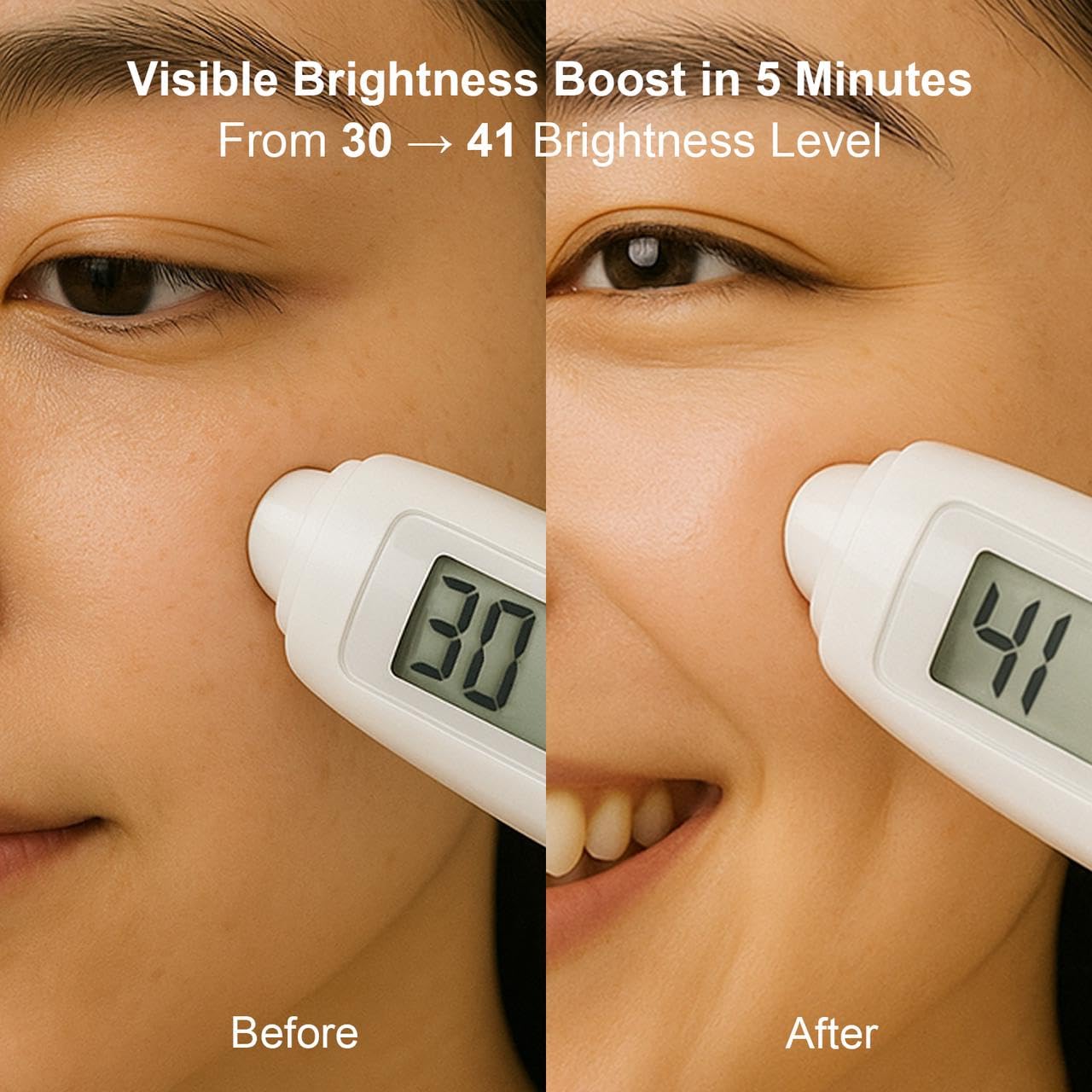 Lunara Under Eye Patches 28 Pairs, 5-Min Energizing Hydrogel Eye Masks with Caffeine Vitamin C Peptides Niacinamide, Refreshing Tired Eye, Includes Two Bonus Eye Serums, Luxury Spa Gifts for Women - Image 4