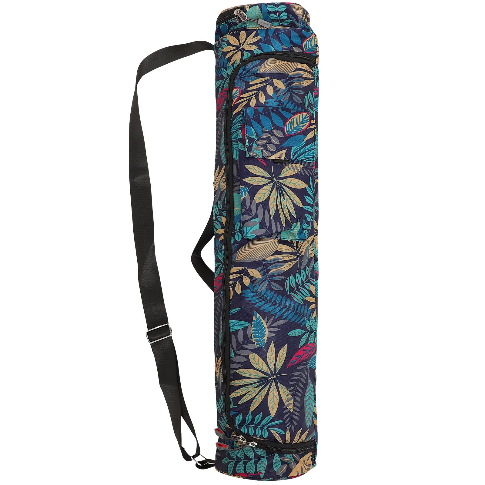 NOLITOY Esterilla Nacional Cilíndrica Bolsa de de Tela para Oxford y Yoga Estampado de Estilo Ligera Fácil de Usar para Gimnasio y Viajes