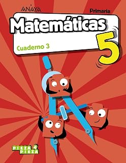 Matemáticas 5º Educacion Primaria Cuaderno 3 Cast Ed 2018