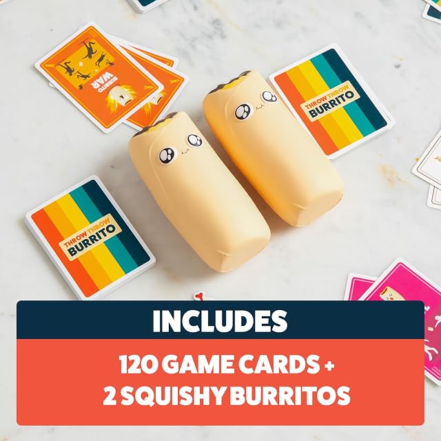 Foto 3 de 8 de Exploding Kittens Throw Throw Burrito: by, 2-6 Players, 7+ Fast Card Game