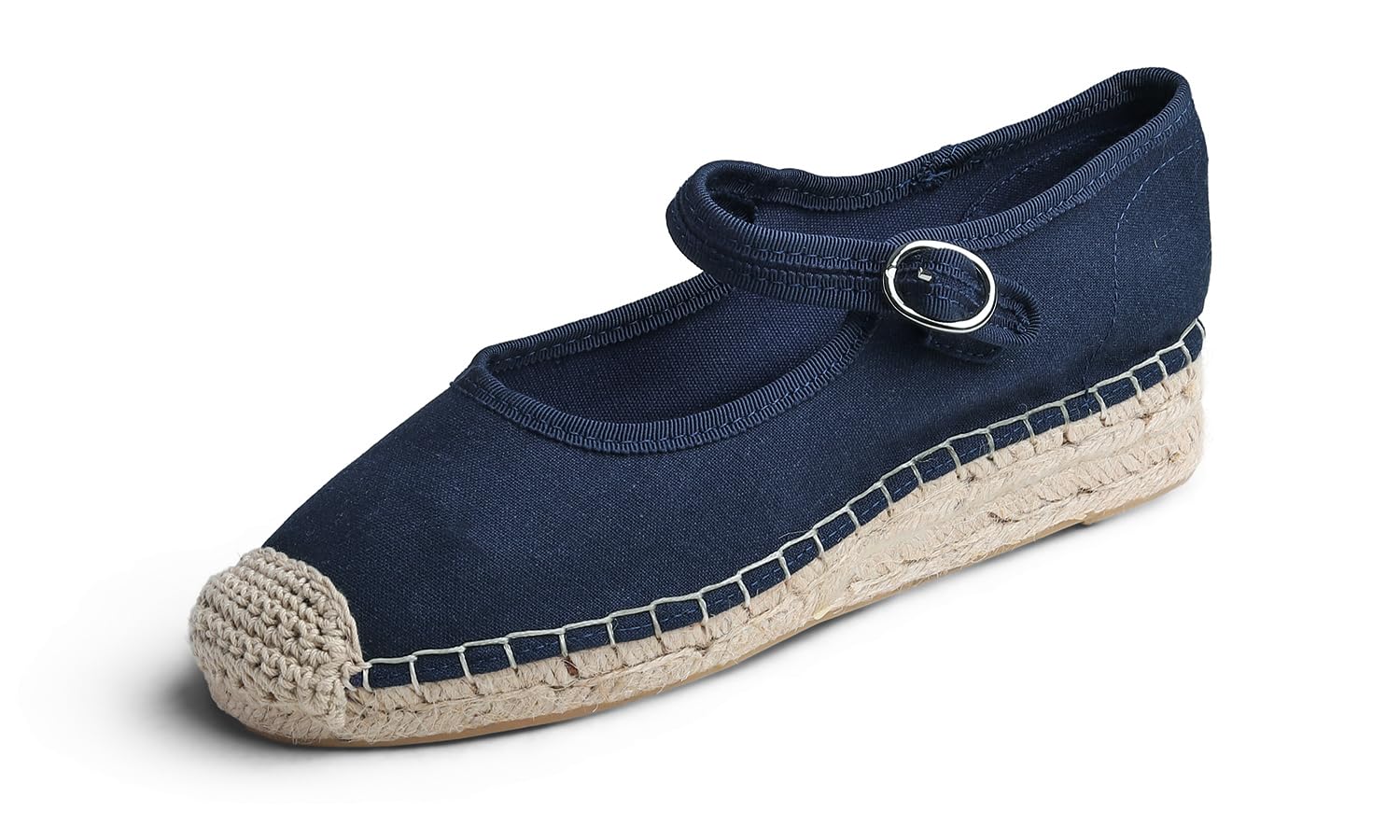 Feversole Damen Espadrilles Plateau Wedges Sandaletten mit Geschlossene Keilabsatz Sommerschuhe Sommer Pumps Frauen Schuhe