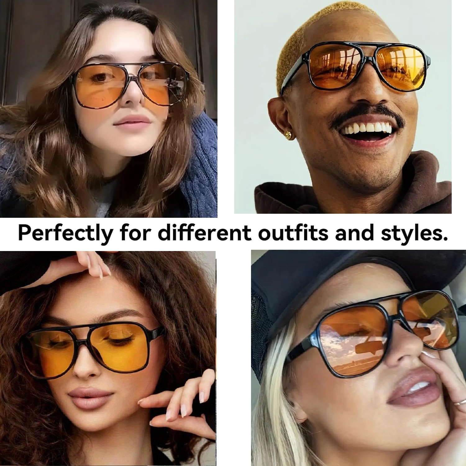 100 Stück Retro Piloten-Sonnenbrille, breiter Rahmen, klassischer Stil der 70er Jahre, UV400-Schutz, 100 Stück (8462), 100 Stück (8462)