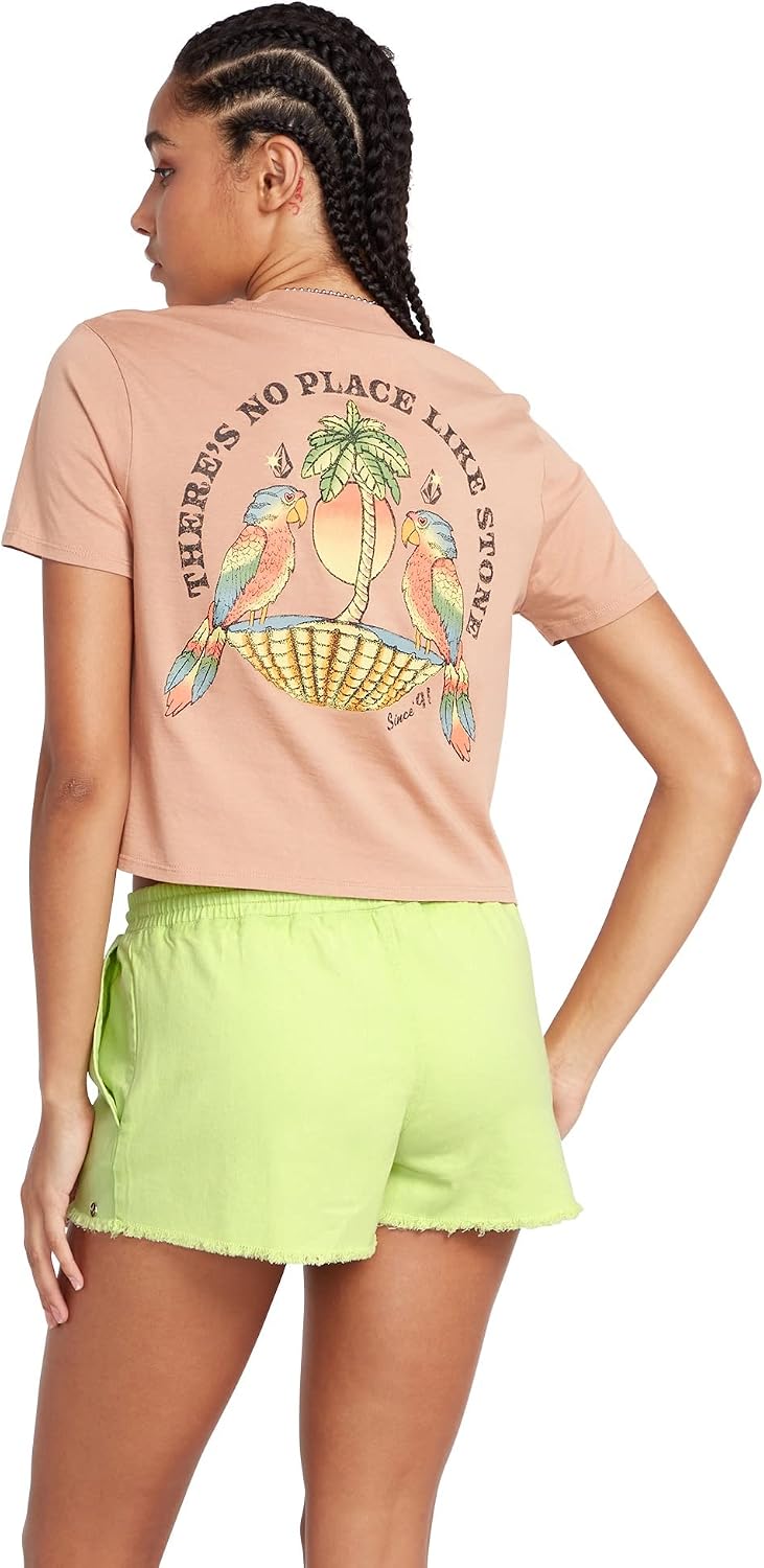 Volcom Women's Strutin Stone Elastic Waist Short