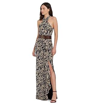 Amazon.com: Lauren Ralph Lauren Women's Floral Ruffle-Trim