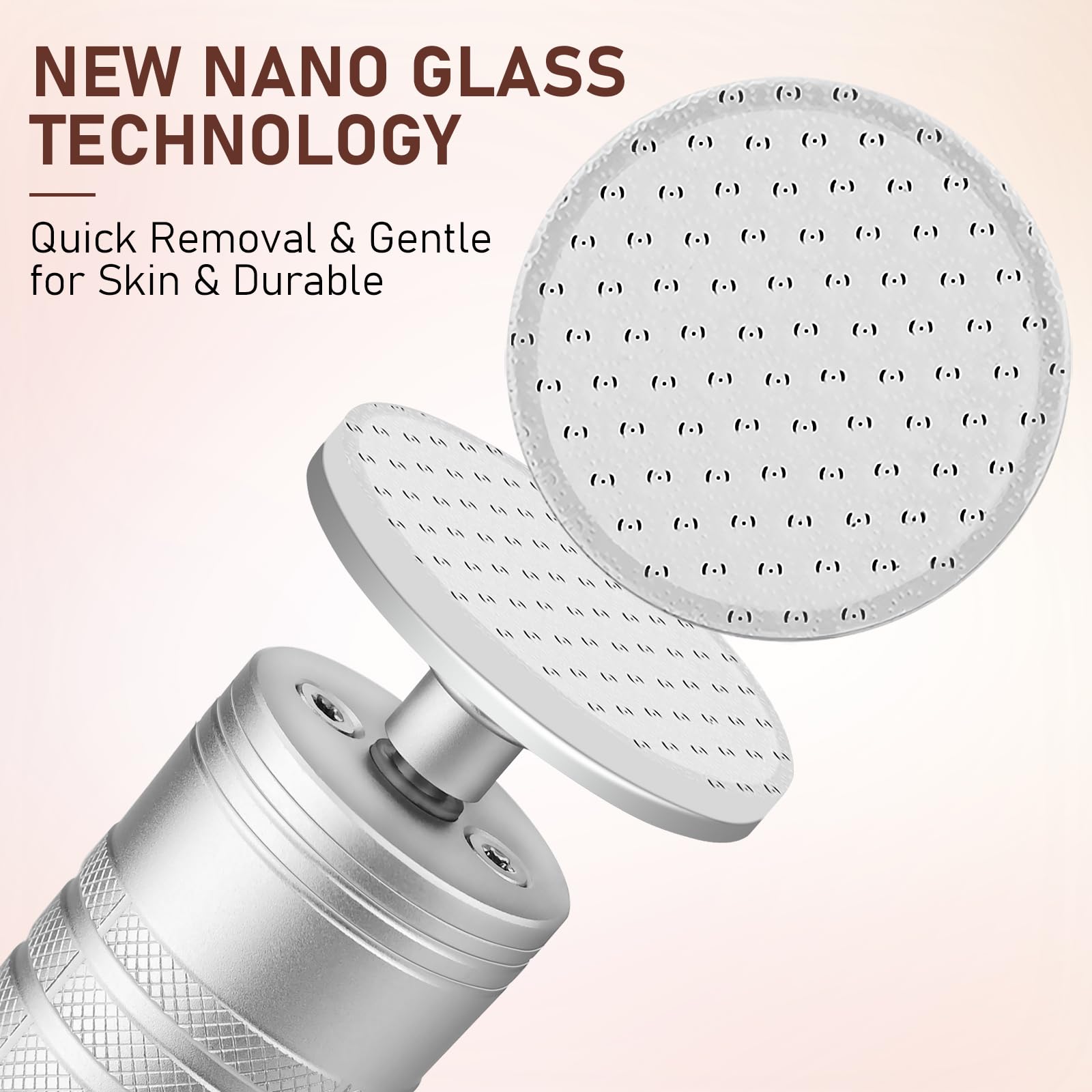 Kredioo Electric Foot File, Hand Foot Callus Remover, Powerful Manicure Pedicure Grinder for Cracked Heels Corns - Image 3