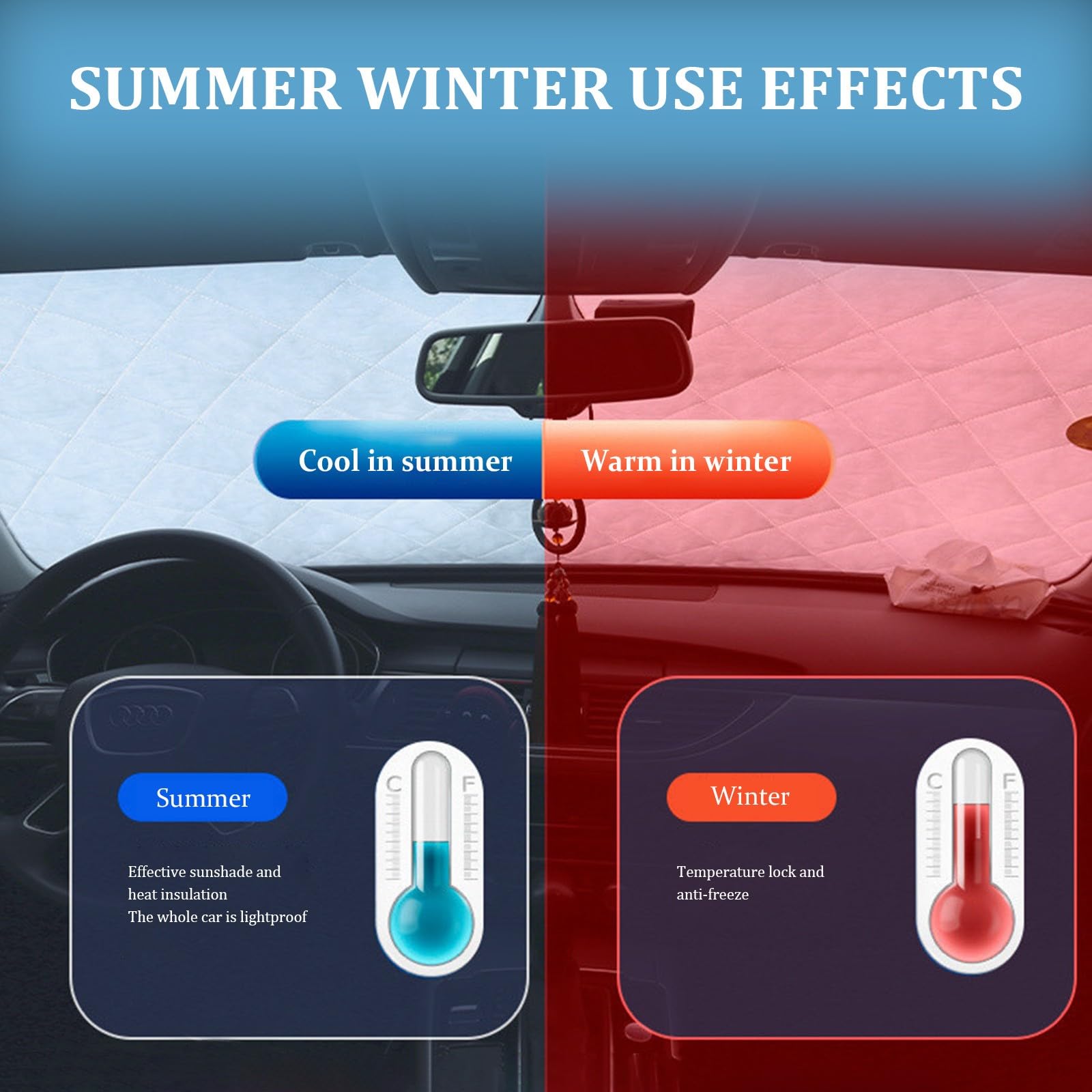 Telo Copriauto Esterno Antigrandine per Dacia Sandero Copertura Auto Impermeabile Anti-UV, Protezione da Sole Pioggia Neve e Polvere, Uso Parcheggio All’Aperto Nero