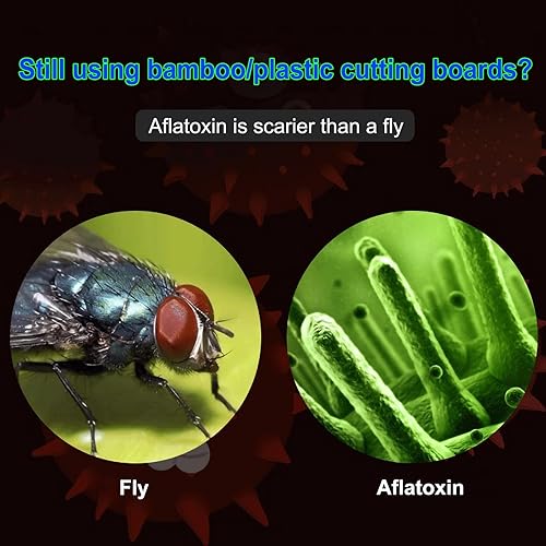 Miniatura 8 de Mojuoii Tabla de cortar de acero inoxidable para cocina, tabla de cortar de acero inoxidable 304, tabla de cortar de metal con acabado de borde con