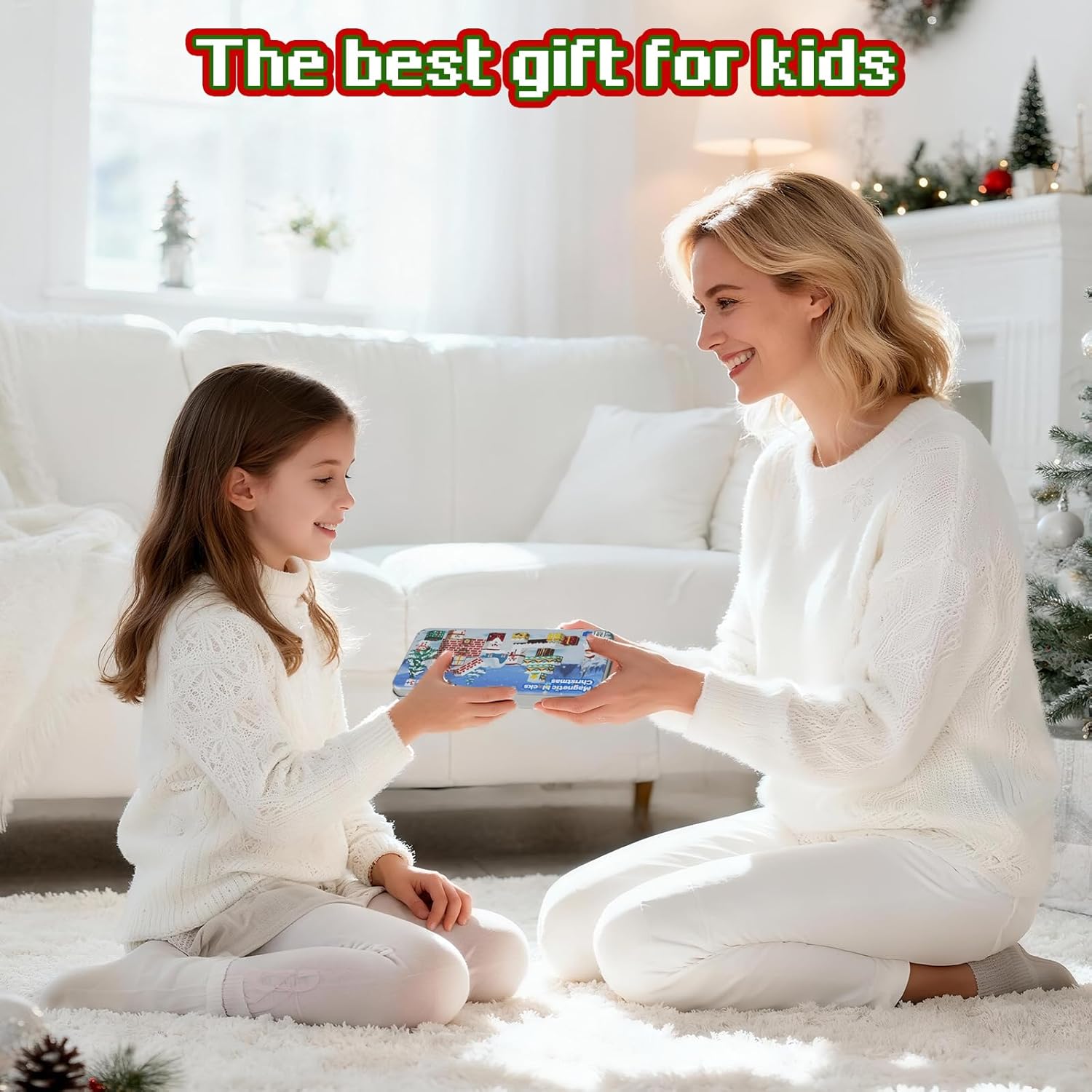 Magnetic Building Blocks for Kids Ages 3-8, STEM Magnetic Cubes Travel Toys with Iron Storage Box – Portable Sensory Learning for Toddlers, Fine Motor Skills Toy for Ages 3 4 5 6 7 8（Festival）