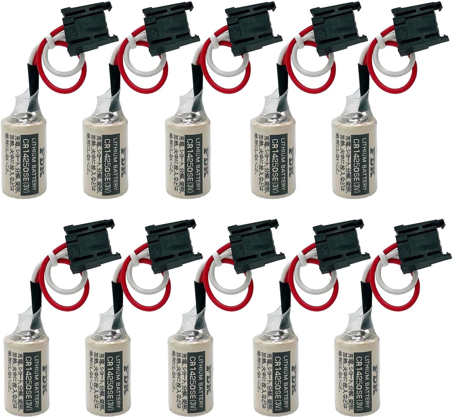SHENYANG (10 Pack) for Sanyo CR14250SE 1/2AA 3V PLC Battery 1747-BA Backup Power Supply