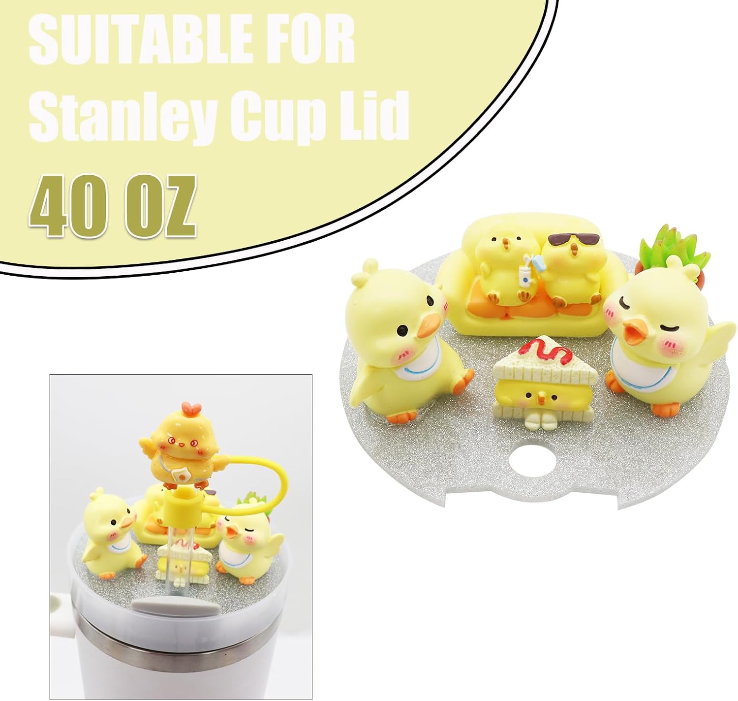 Cup Lid Topper Decoration for Stanley-2 image 3