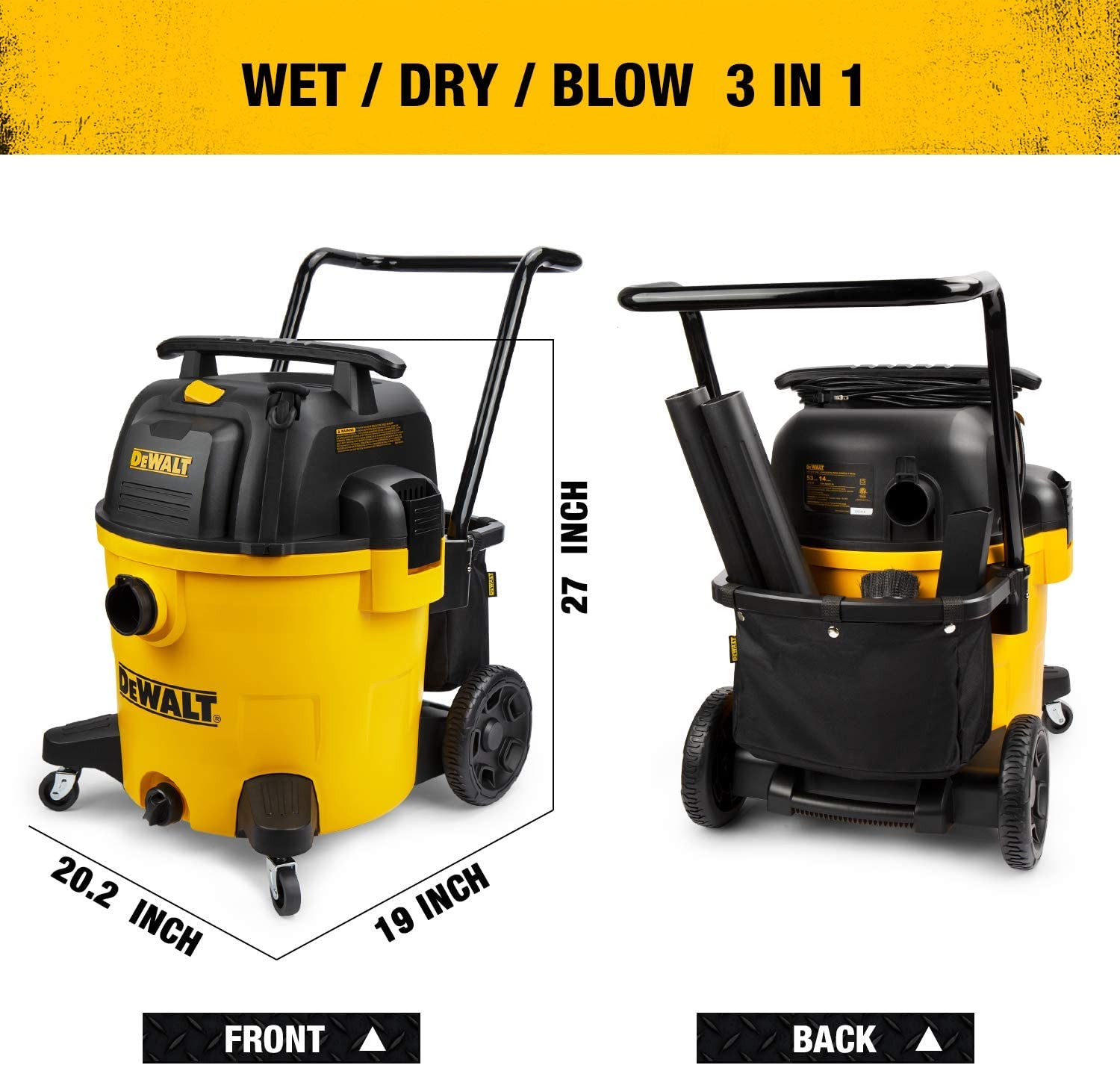 DEWALT 14 Poly Wet/Dry Vac DXV14P The Home Depot atelieryuwa.ciao.jp