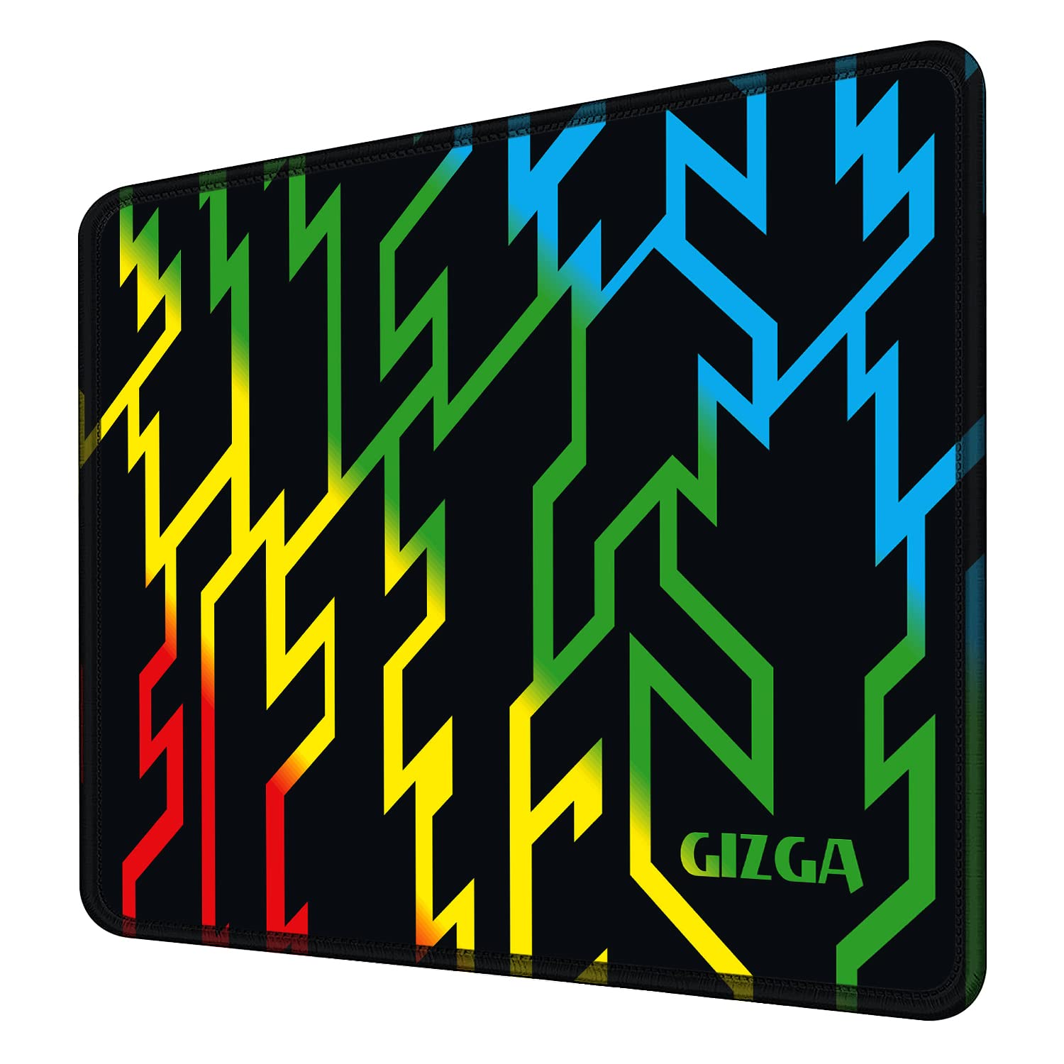 Gizga Essentials Extended Mouse Pad/Gaming Mouse Pad/Desk Mat|Has Anti-Slip Rubber Base, Smooth Mouse Control, Mercerized Surface, Antifray Stitched Embroidery Edges|For Office Home (25 x 21 cm)