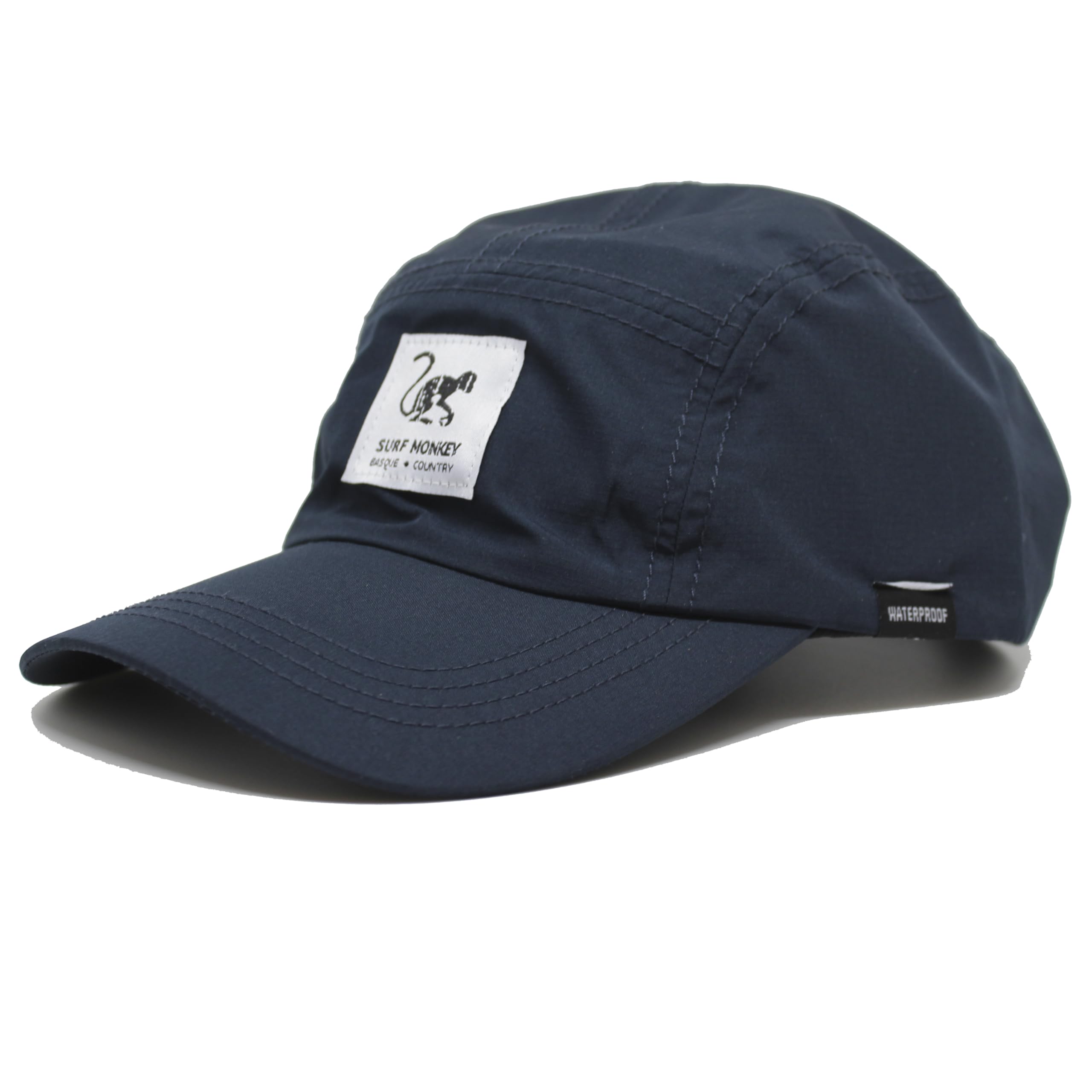 Surf Monkey Gorra de 5 Paneles Sport - Gorra campista - Poliester Reciclado - Waterproof - Fluorine-Free DWR