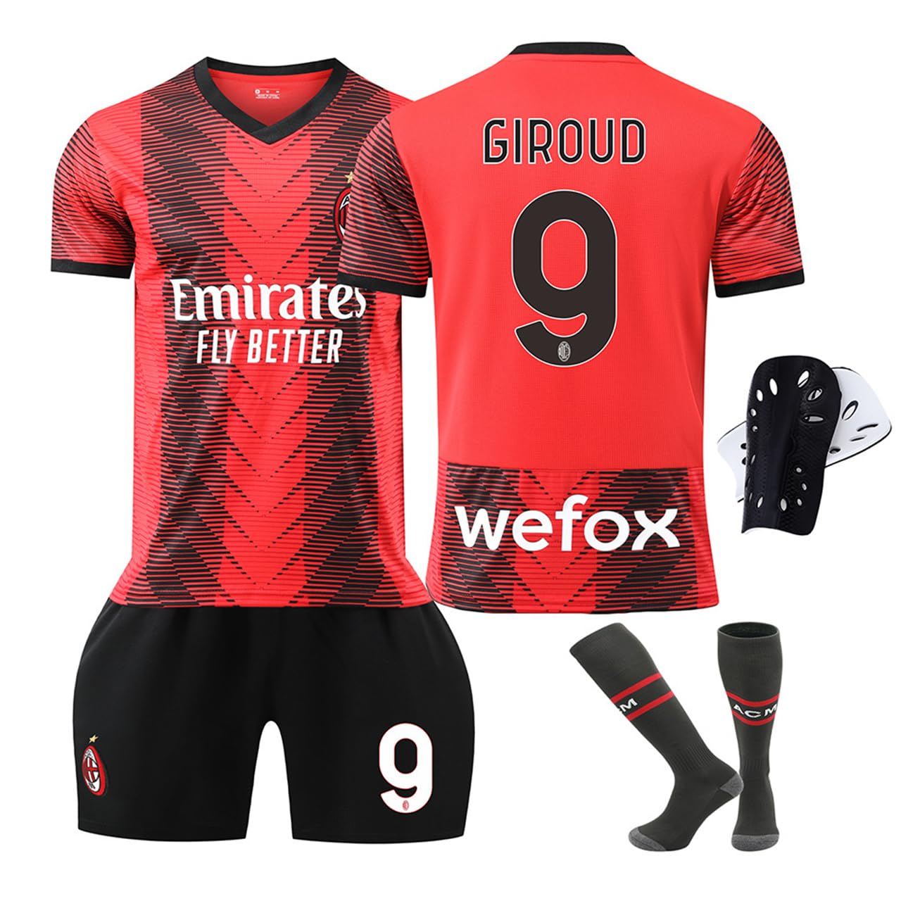 22/23 ACミラン サード 9番 オリヴィエ・ジルー ユニフォーム Amazon.co.jp: OUNIY サッカーユニフォーム 23-24 No.9 ACミラン