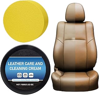 レザー修復クリーム 皮革補修クリーム - 100グラム 深層クリーニング 多目的 車用ディテーリング | 家具用レザー修復剤 ソファ用 - シート、ソファ、インテリア、シューズ、ハンドバッグ、自動車、トラック、RV、家具に対応