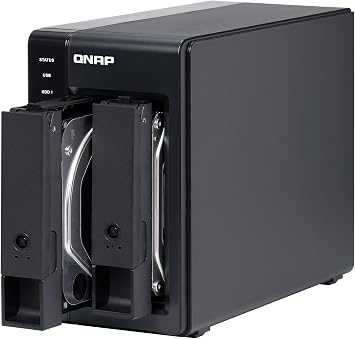 QNAP TR-002 2 Bay USB Type-C Direct Attached Storage (DAS) with Hardware RAID (Diskless) (TR-002-AMZ-US)