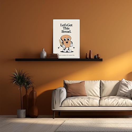 Miniatura 4 de Pósteres de lienzo motivacionales retro con cita positiva, arte de pared divertido motivacional, impresiones inspiradoras para oficina, dormitorio,