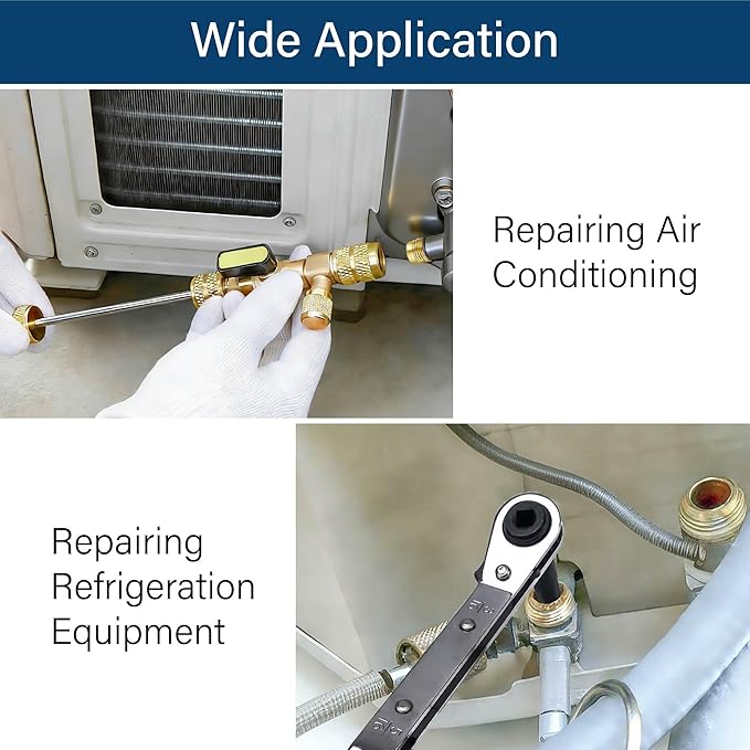 Kit de Herramientas para Remover e Instalar Válvulas Core HVAC CALPOSE miniatura 2