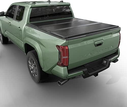 Hard Folding Truck Bed Tonneau Cover |THTF021|Fits 2016-2026 Toyota Tacoma