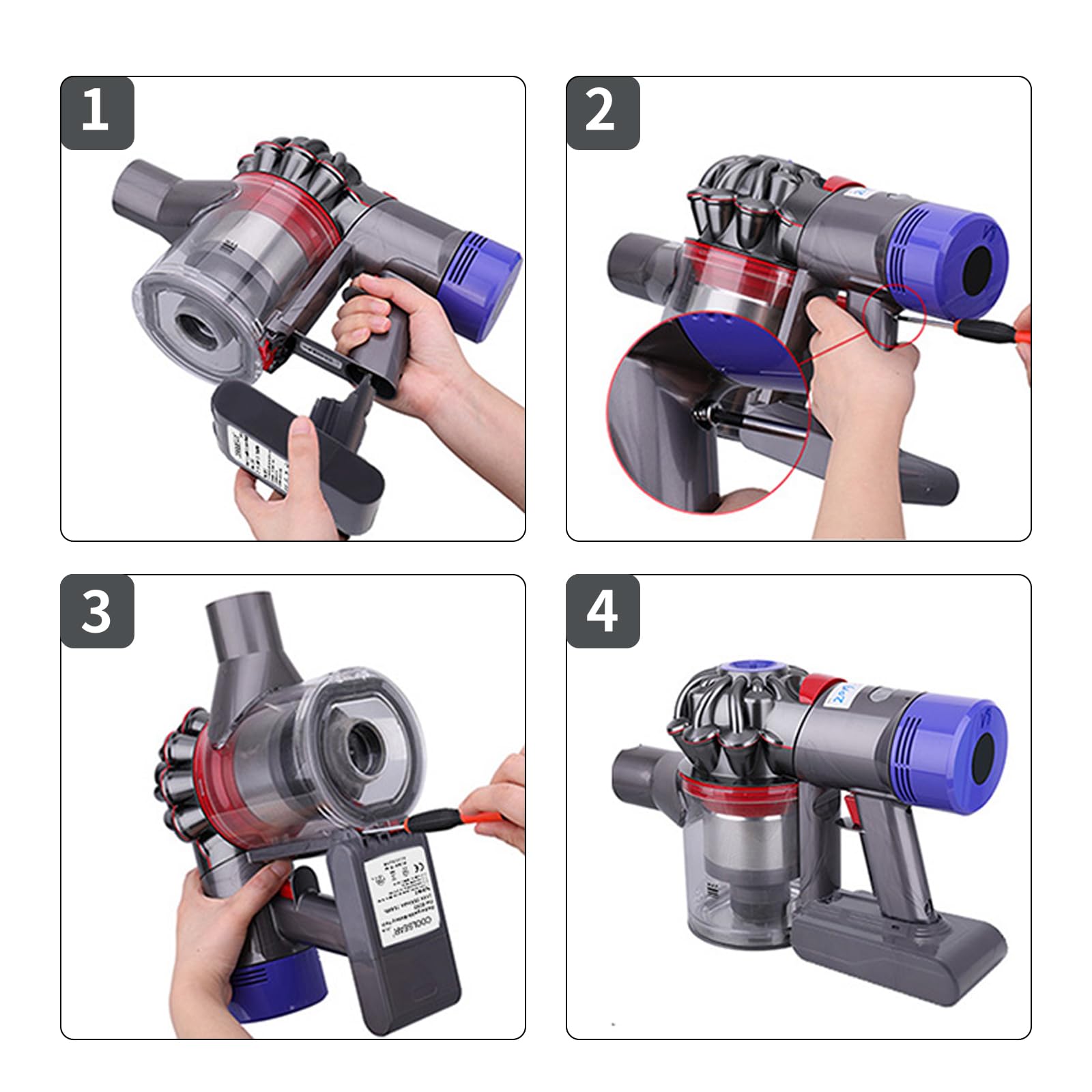 ダイソン★コードレス掃除機★V8Slim★ＳV10K★バッテリー新品と同等★① Amazon.co.jp: ダイソン バッテリー V8 SV10 掃除機交換用バッテリー