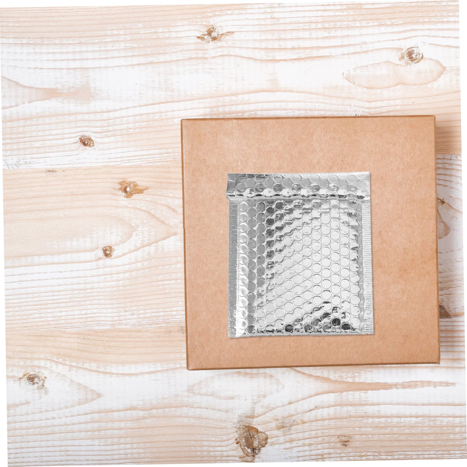 Mikikit 100pezzi Buste Imbottite Con Bolle d Aria Autoadesive Sacchetti Spedizione Resistenti e Leggeri Per Gioielli e Piccoli Accessori