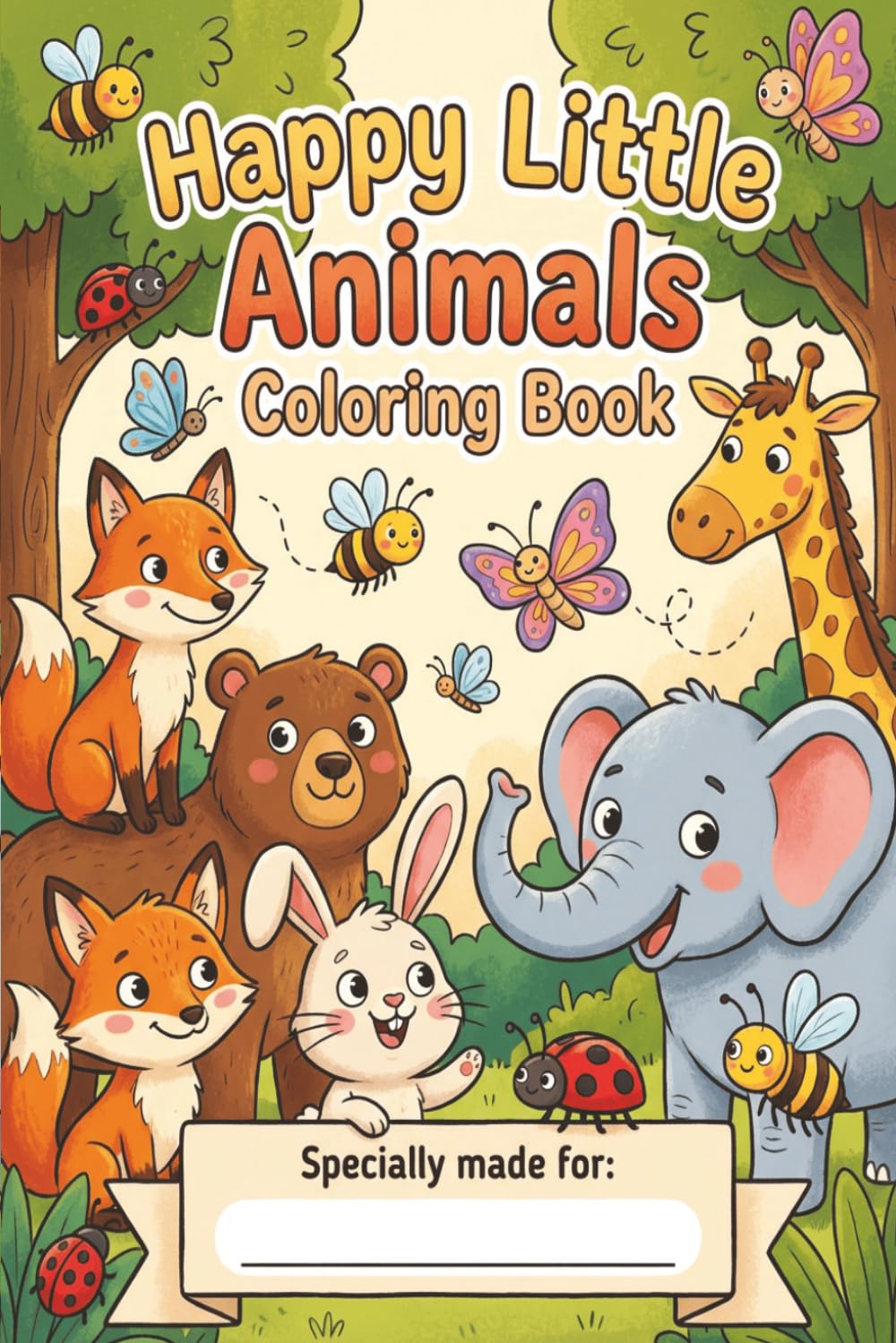 Kids Animal Colouring Book: 20+ Draw & Guess Animal Challenge for Creative Learning