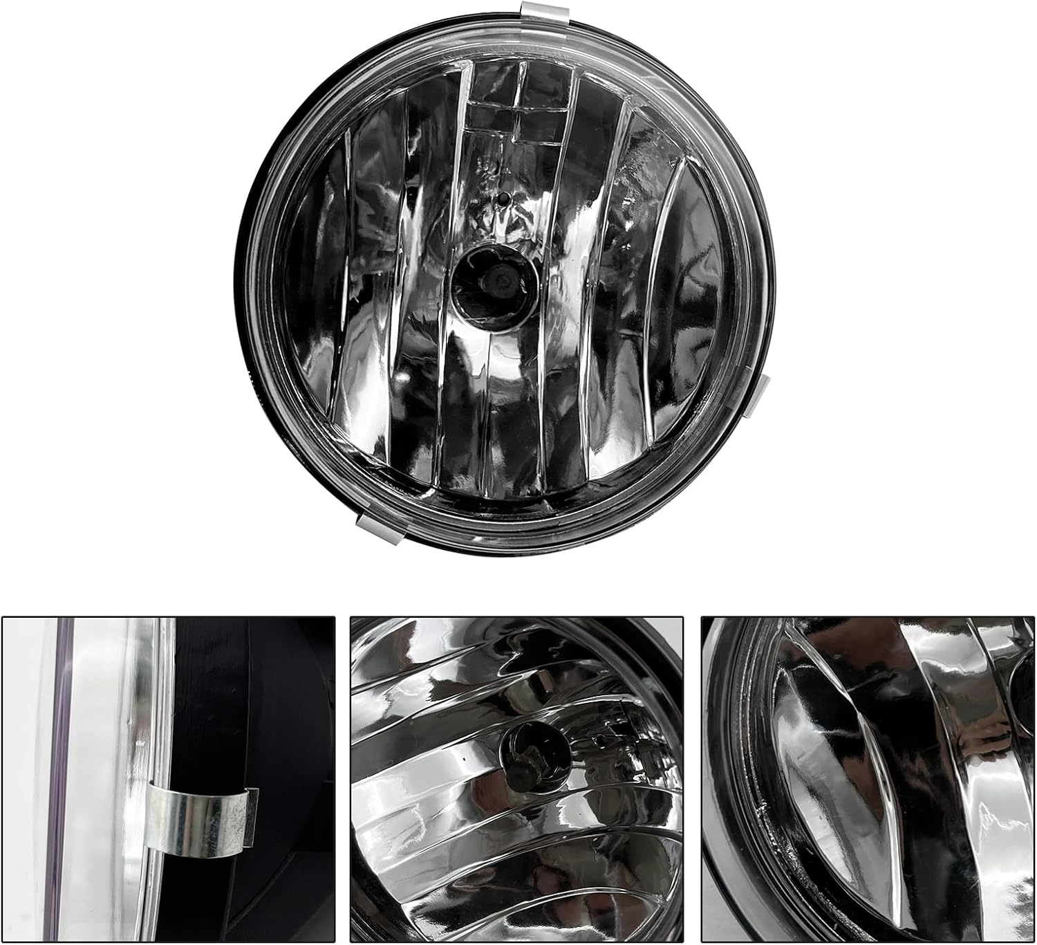 Fog Lights Compatible with 2007-2013 GMC Sierra 1500/2007-2014 Sierra 2500 3500 (Not Fit Classic Models) 1 Pair Fog Lamps With 880 12V 27W Bulbs- Smoked Lens