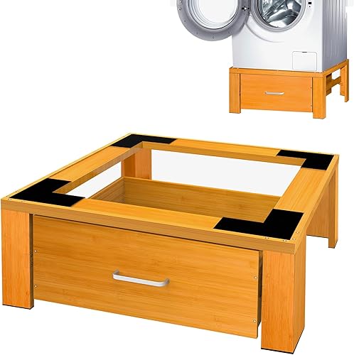 Pedestal de lavandería de ajuste universal de 28 pulgadas para lavadora y secadora, soporte base de pedestal para lavadora y secadora con