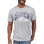 Junk Food Unisex Adult Nfl Bold Logo T-Shirt, Grey, Medium US