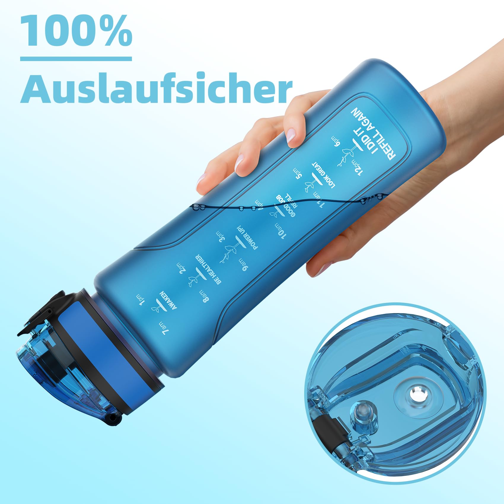 Trinkflasche Für Kinder Mit Capybara-Motiv – 790 Ml, Auslaufsicher, Aus BPA-freiem PC