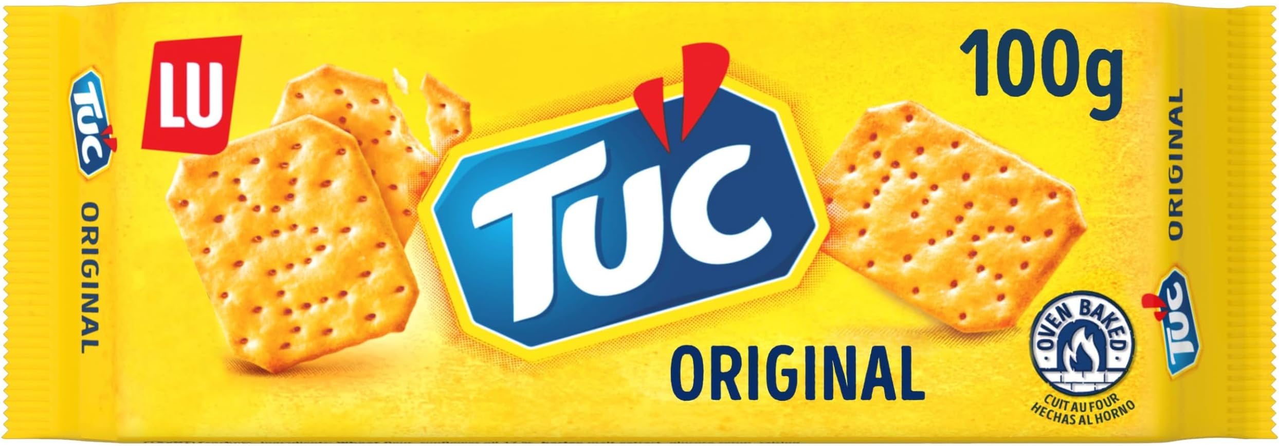 Salted Crackers 100g TUC – Pack of 5 | Crispy Savoury Snack Biscuits