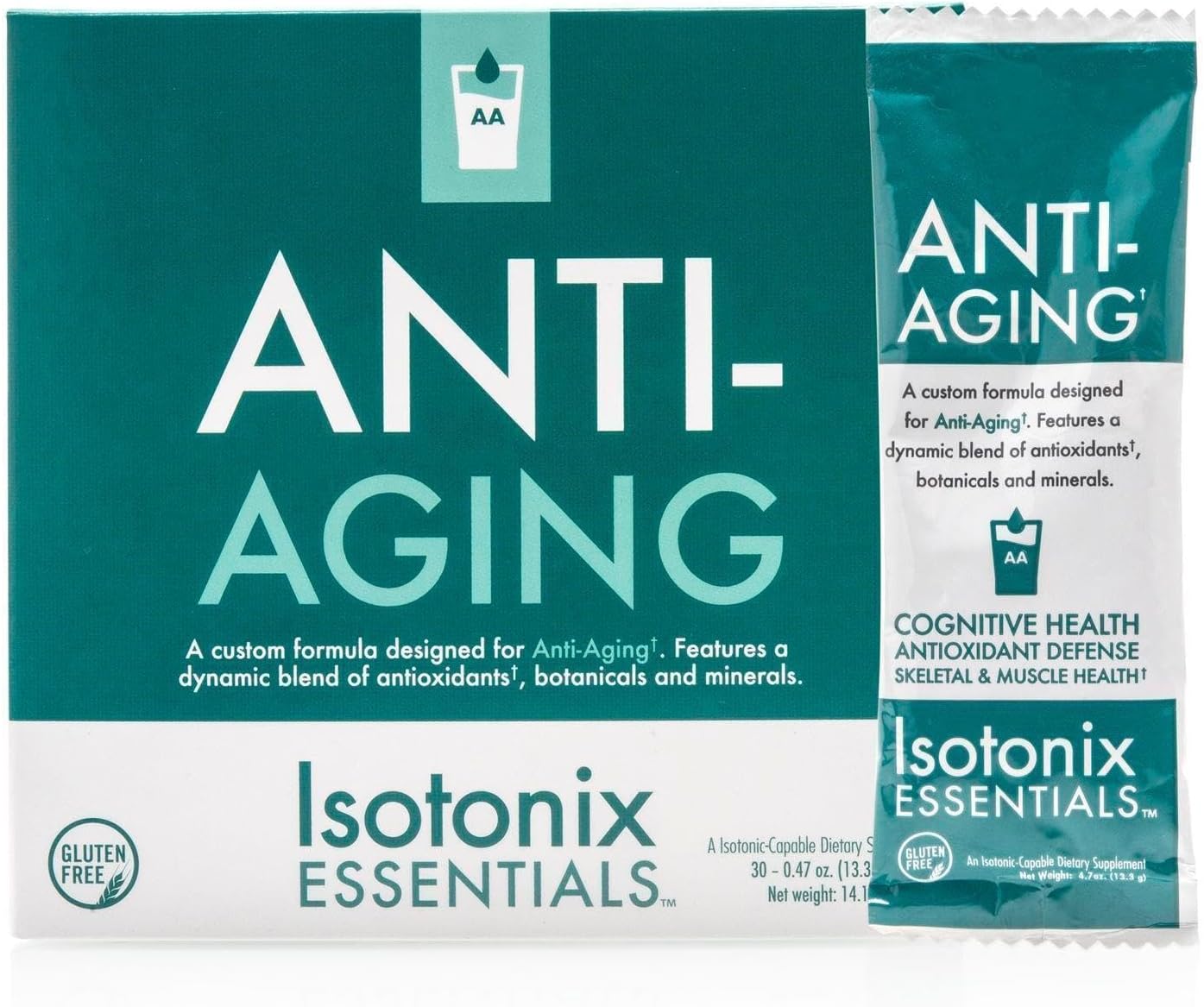 Isotonix Essentials Anti-Aging Multivitamin Packets – Activated B Vitamins, CoQ10 & Vitamin D3 for Brain, Energy & Healthy Aging, Isotonic Drink Mix, 30 Packets